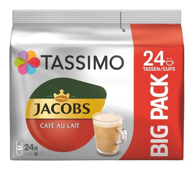 Tassimo Jacobs Café Au Lait 24 kapsúl